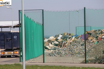 Siatki elastyczne - Siatka na składowisko odpadów komunalnych siatki elastycznej